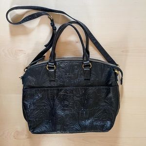 American Leather Co Black Satchel Bag